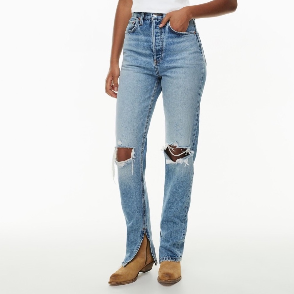 RE/DONE Superhigh Drainpipe Jeans